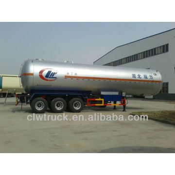 Grande capacidade 58.5M3 GLP semi reboque de tanque, 3 eixos lpg trailer